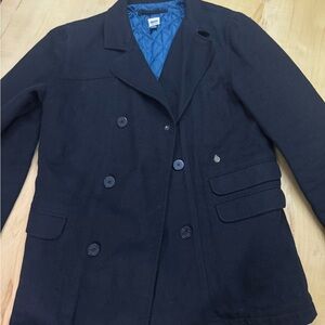 Black Double-Breasted Coat